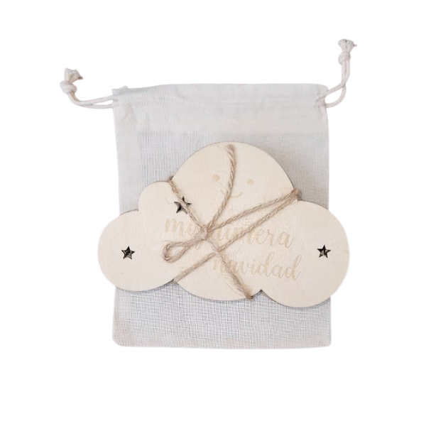 Tarjetitas meses de madera