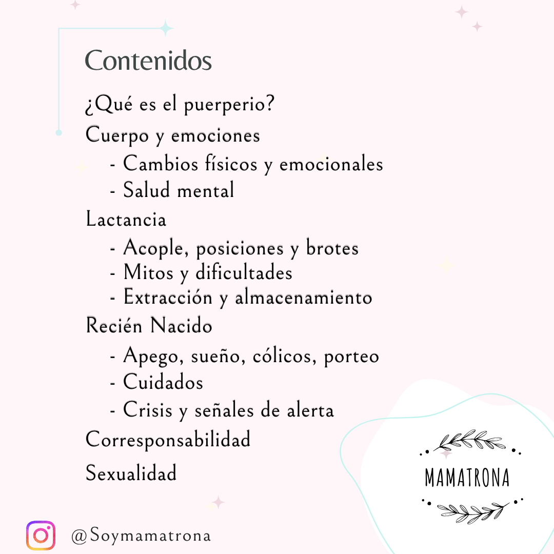 Talleres Prenatales de Preparación para el Parto y Postparto